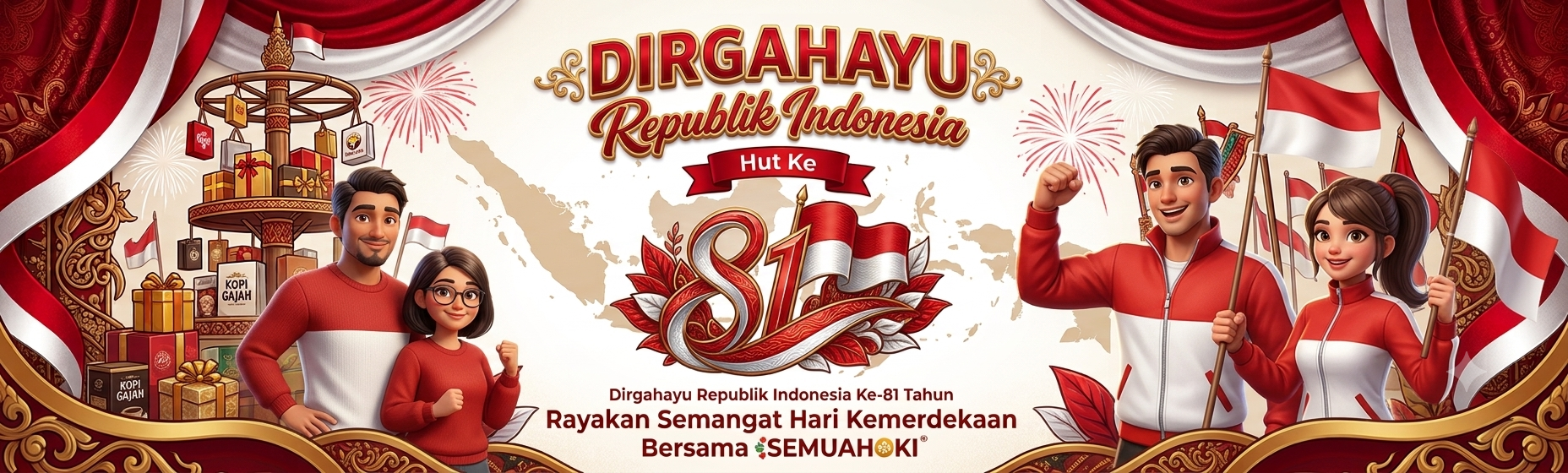KAMI DARI SEMUAHOKI MENGUCAPKAN SELAMAT DIGRAHAYU INDONESIA KE-81